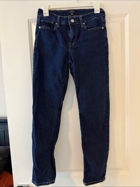 Banana Republic Women's Dark Navy Straight-Leg Jeans